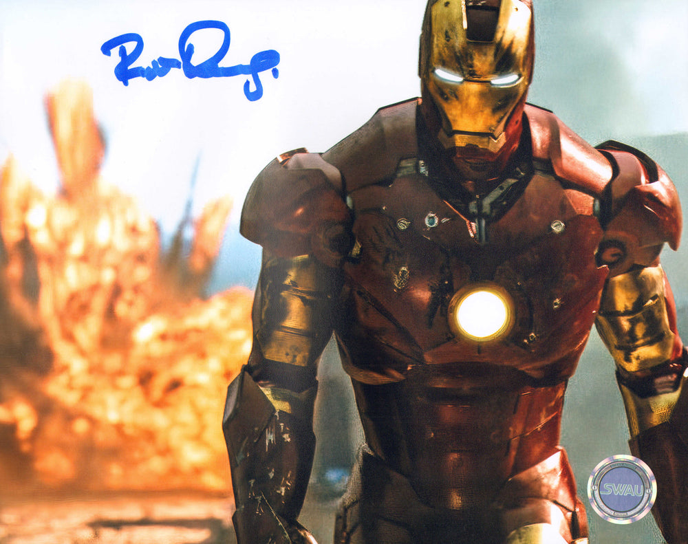 Robert Downey Jr. as Iron Man in Iron Man (SWAU) Signed 8x10 Photo