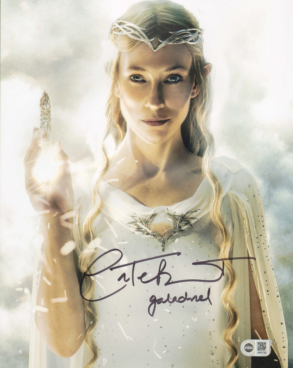 Cate Blanchett as Galadriel in The Hobbit: An Unexpected Journey (SWAU) Signed 11x14 Photo with Character Name