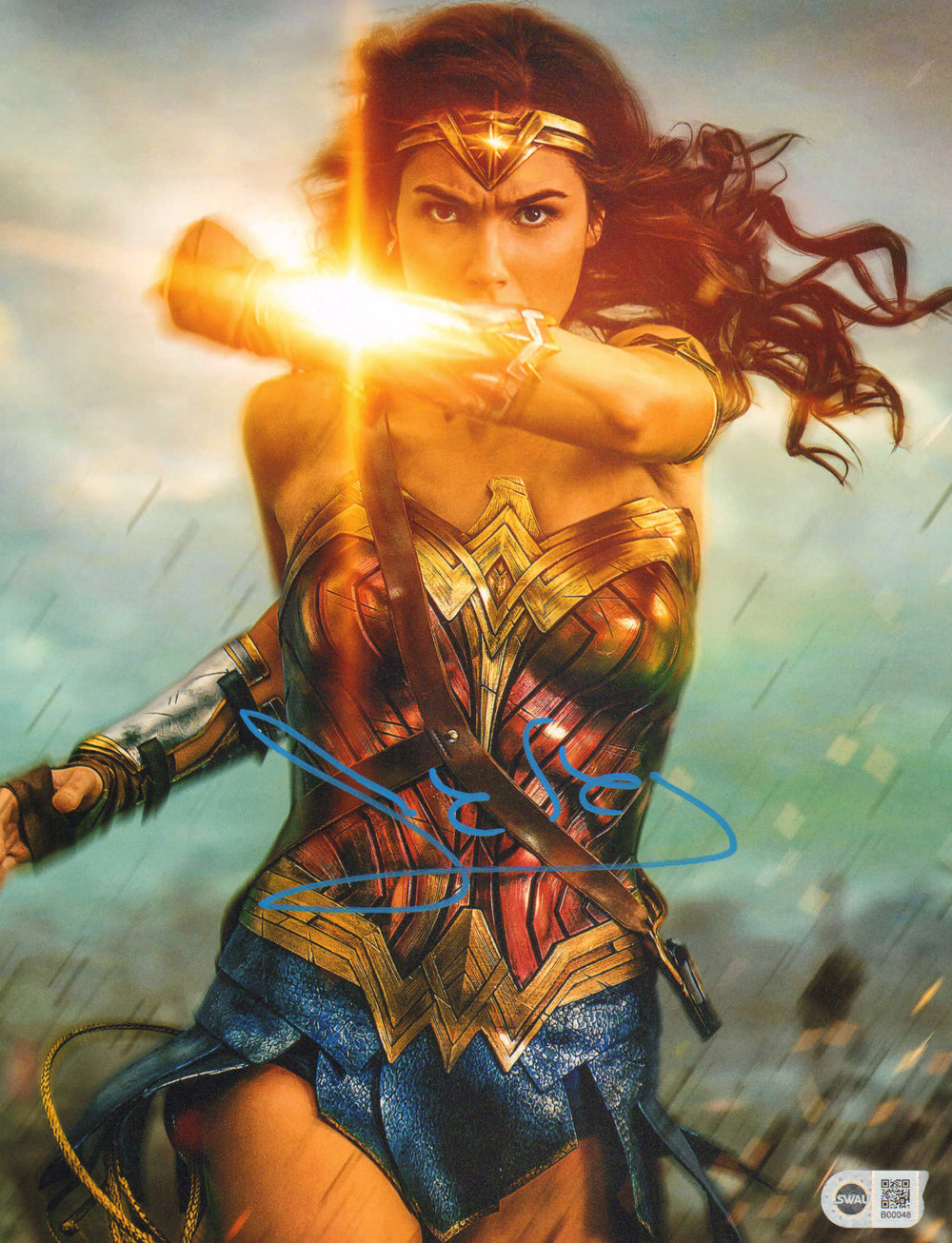 Gal Gadot as Wonder Woman in Wonder Woman (SWAU) Signed 11x14 Photo