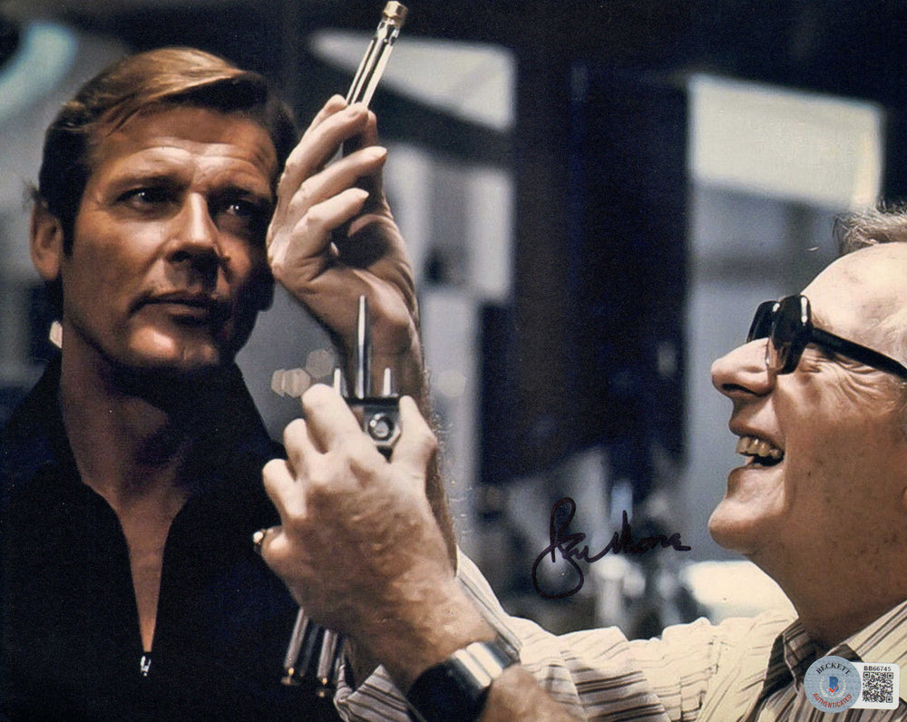 Roger Moore as James Bond 007 in Moonraker (Beckett) Signed 8x10 Photo