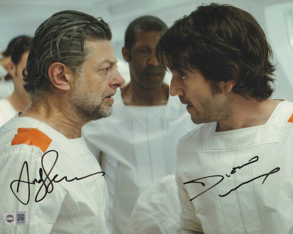 Andy Serkis as Kino Loy & Diego Luna as Andor in Star Wars: Andor (SWAU) Signed 11x14 Photo