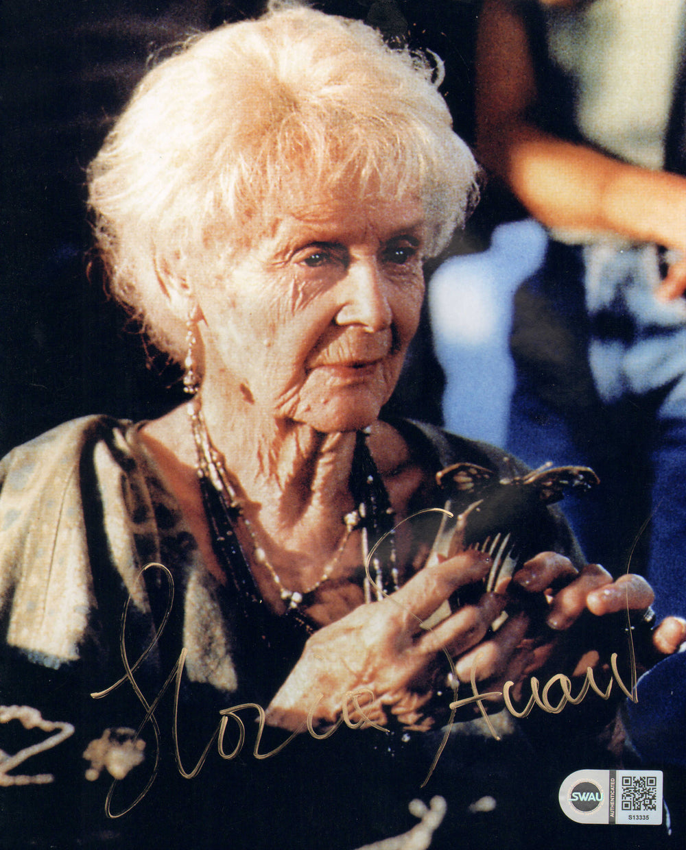 Gloria Stewart as Rose in James Cameron's Titanic (SWAU) Signed 8x10 Photo