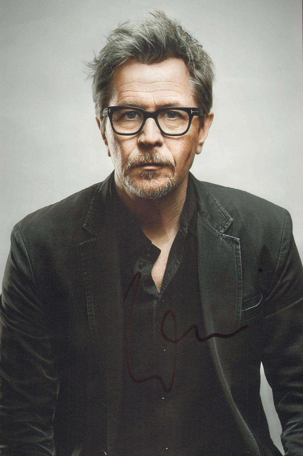 Gary Oldman from Batman Begins, Bram Stoker's Dracula, Darkest Hour, & Harry Potter Signed 8x12 Photo