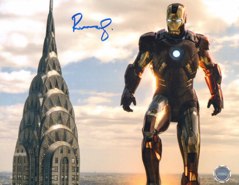 Robert Downey Jr. as Iron Man in The Avengers (SWAU) Signed 11x14 Photo