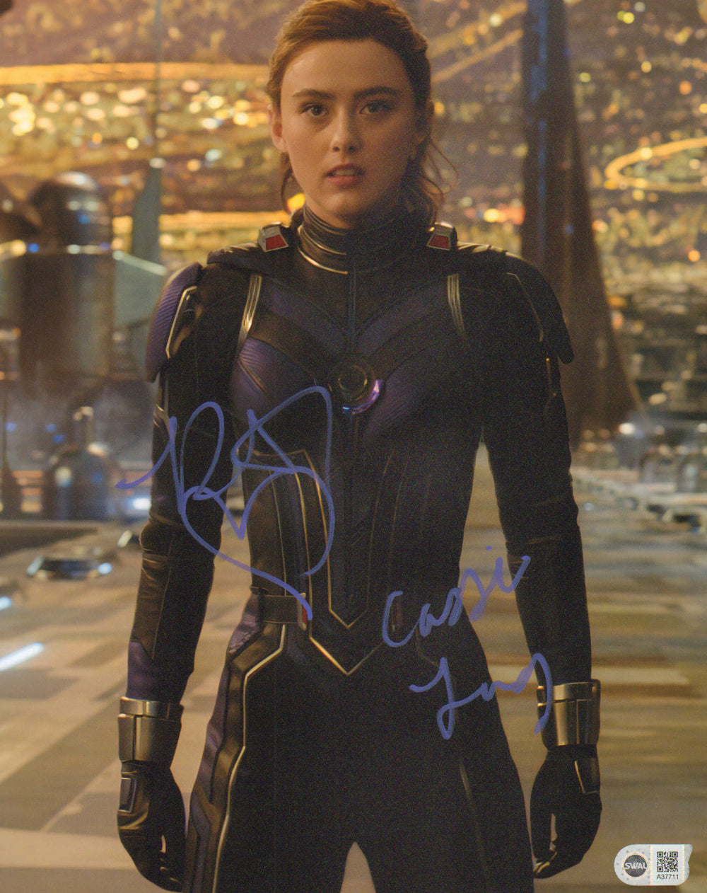 Kathryn Newton as Cassie Lang in Ant-Man and The Wasp: Quantumania (SWAU) Signed 11x14 Photo with Character Name