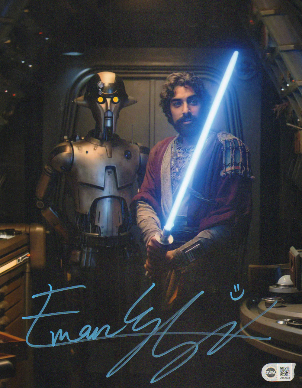 Eman Esfandi as Ezra Bridger in Star Wars: Ahsoka (SWAU) Signed 11x14 Photo