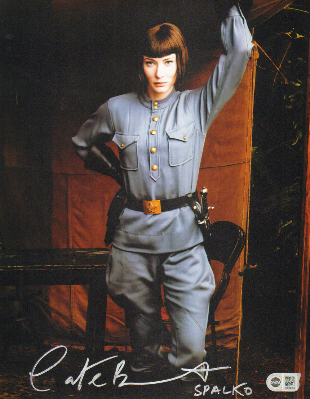 Cate Blanchett as Irina Spalko in Indiana Jones and the Kingdom of the Crystal Skull (SWAU) Signed 11x14 Photo with Character Name