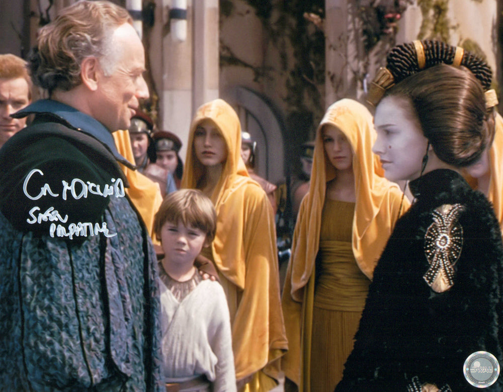 Ian McDiarmid as Senator Palpatine in Star Wars Episode I: The Phantom Menace (SWAU) Signed 11x14 Photo with Character Name
