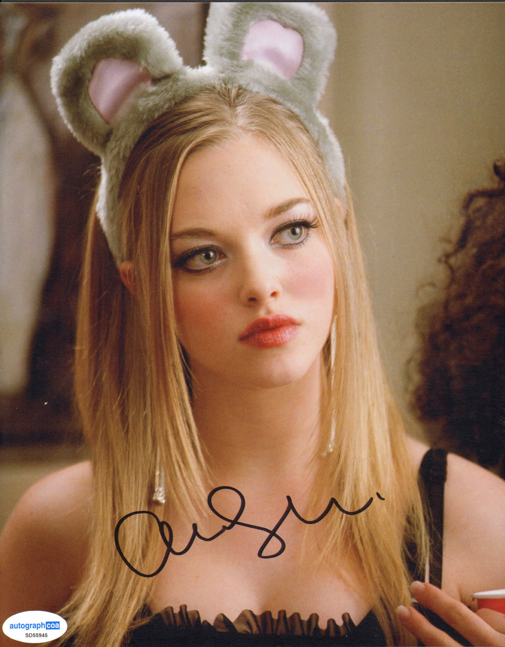 Amanda Seyfried as Karen Smith in Mean Girls Signed 8x10 Photo