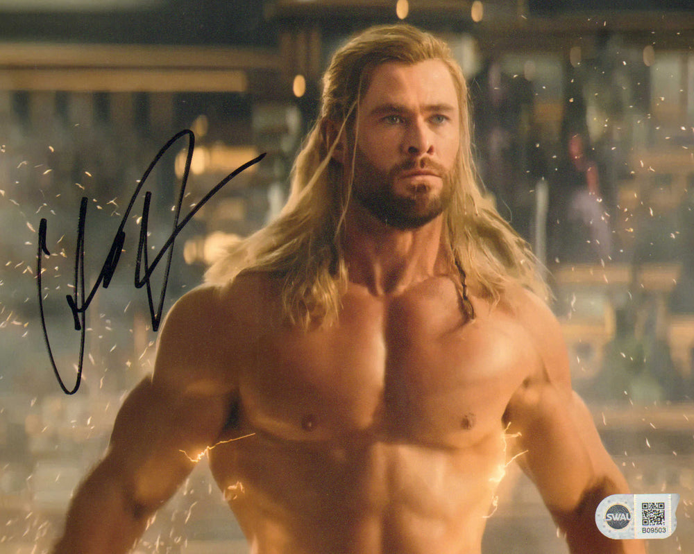 Chris Hemsworth as Thor in Thor: Love and Thunder (SWAU) Signed 8x10 Photo