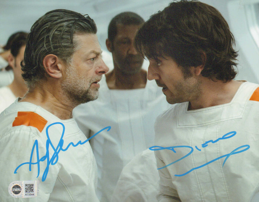 Andy Serkis as Kino Loy & Diego Luna as Andor in Star Wars: Andor (SWAU) Signed 8x10 Photo