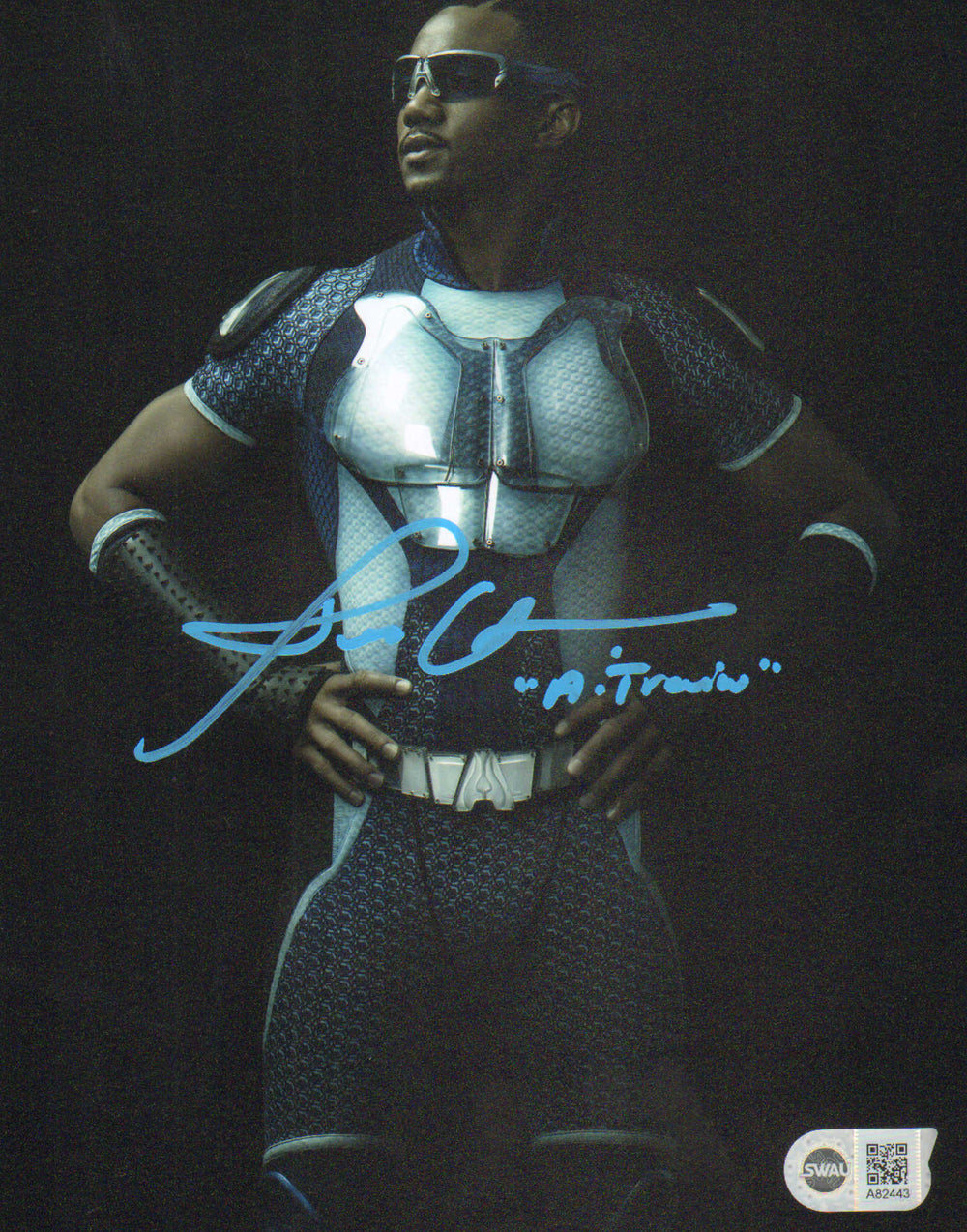 Jesse T. Usher as A-Train in The Boys (SWAU) Signed 8x10 Photo with Character Name