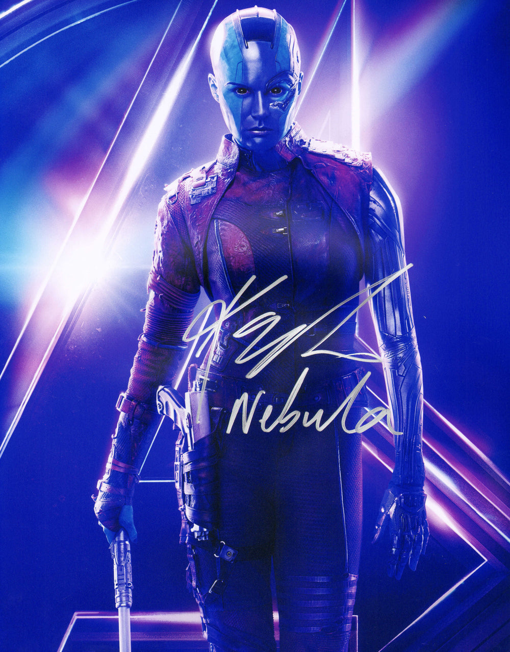Karen Gillan as Nebula in Avengers: Infinity War Signed 11x14 Photo with Character Name