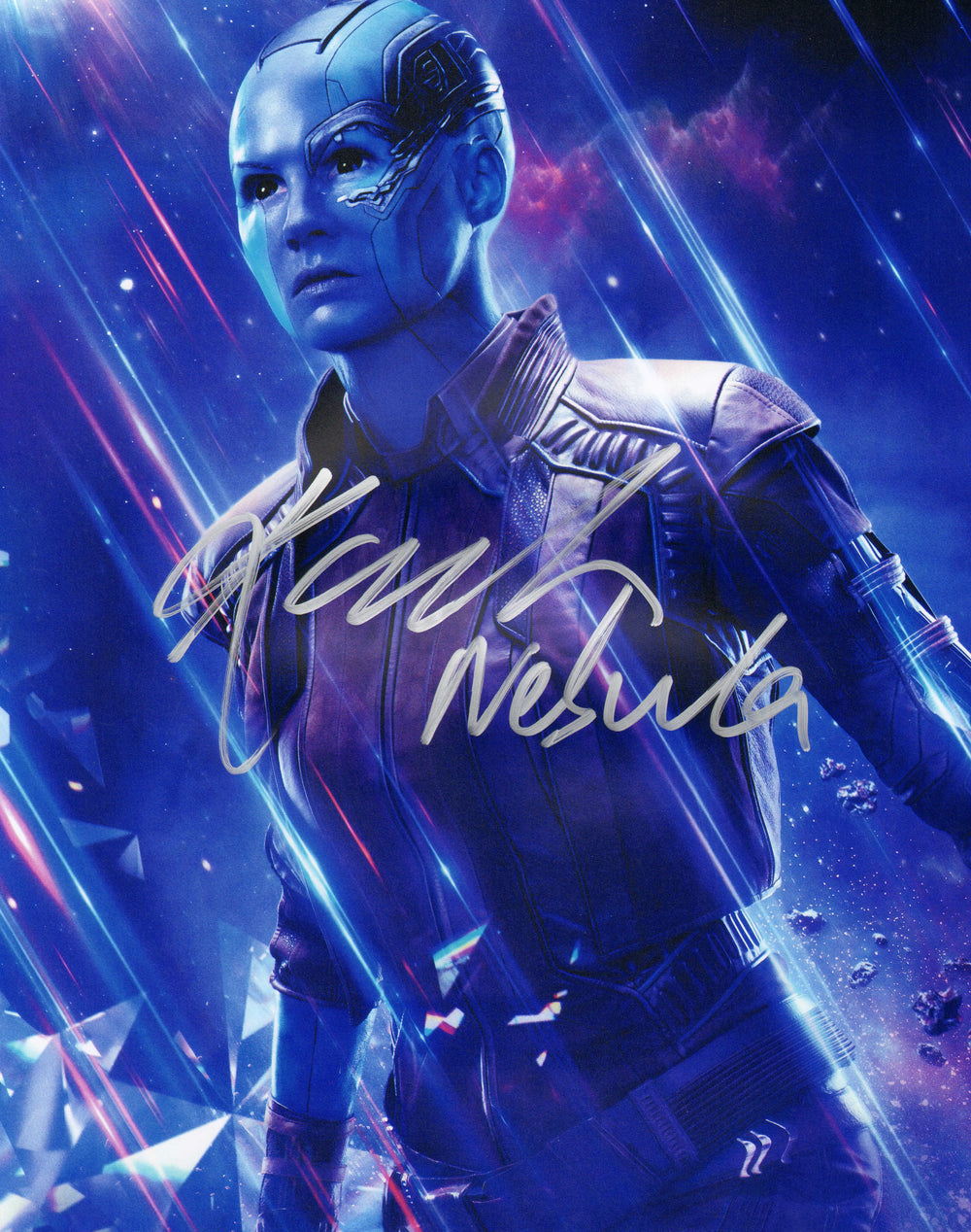 Karen Gillan as Nebula in Avengers: Endgame Signed 11x14 Photo with Character Name