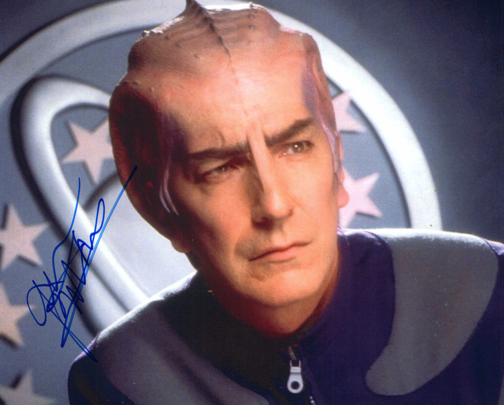 Alan Rickman as Sir Alexander Dane in Galaxy Quest Signed 8x10 Photo