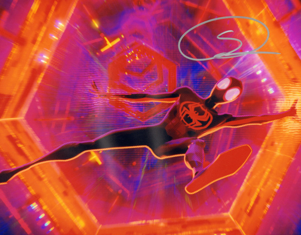Shameik Moore as Miles Morales  in Spider-Man: Across the Spider-Verse Signed 11x14 Photo