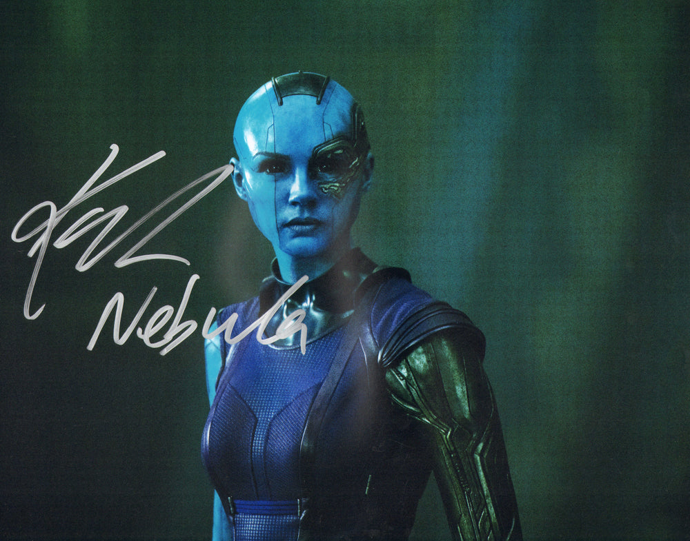 Karen Gillan as Nebula in Guardians of the Galaxy Signed 11x14 Photo with Character Name