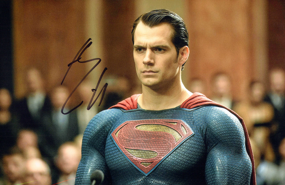 Henry Cavill as Kal-El / Clark Kent in Superman: Man of Steel Signed 8x12 Photo