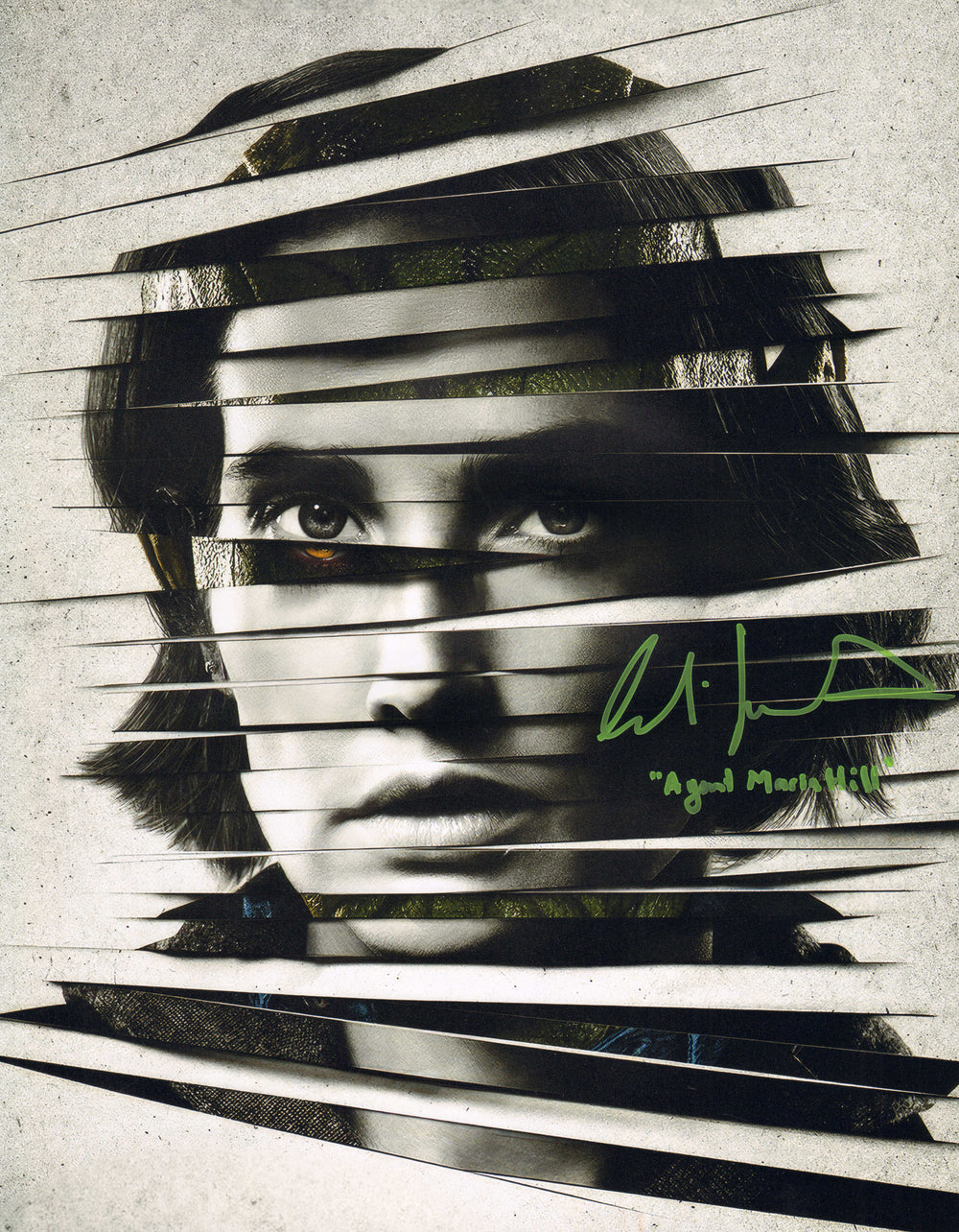 Cobie Smulders as Agent Maria Hill in Secret Invasion Signed 11x14 Photo with Character Name