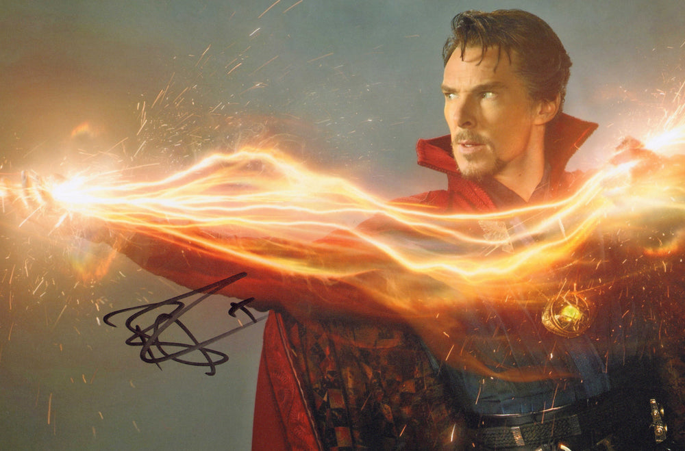 Benedict Cumberbatch as Doctor Strange in Doctor Strange Signed 8x12 Photo