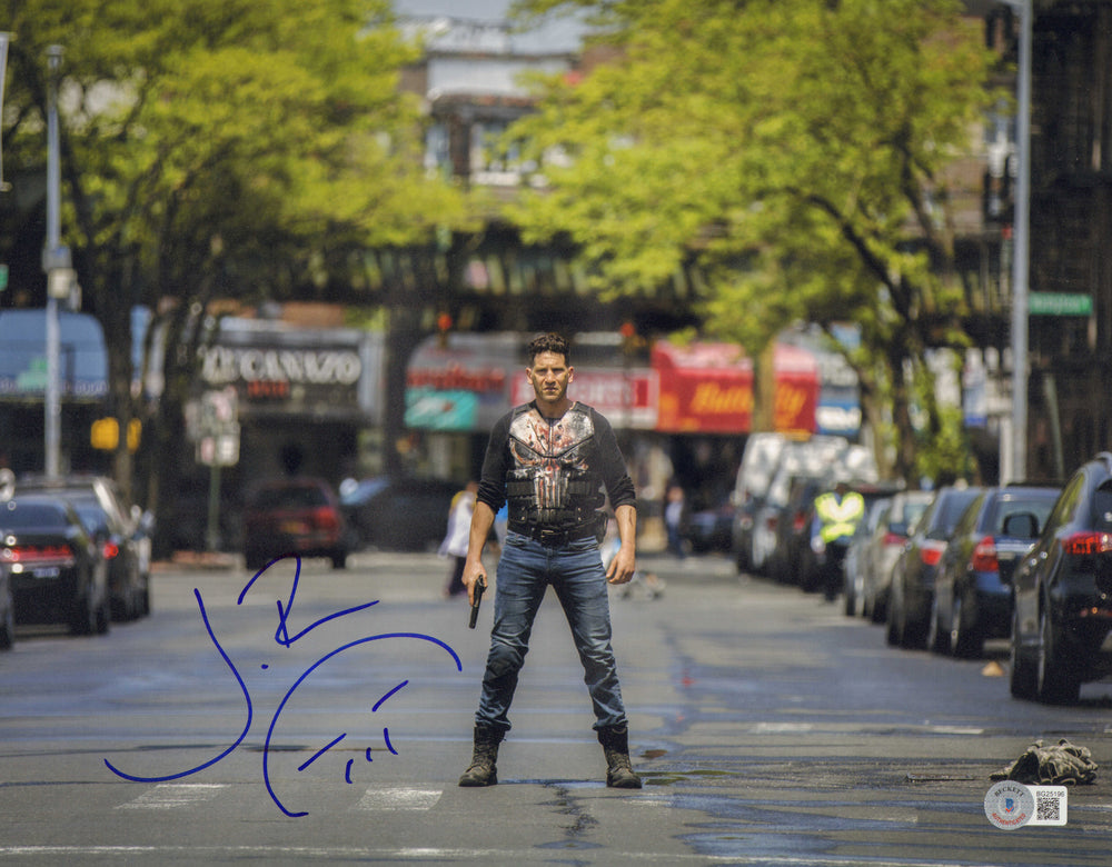 Jon Bernthal as The Punisher / Frank Castle in The Punisher (Beckett) Signed 11x14 Photo with Remark
