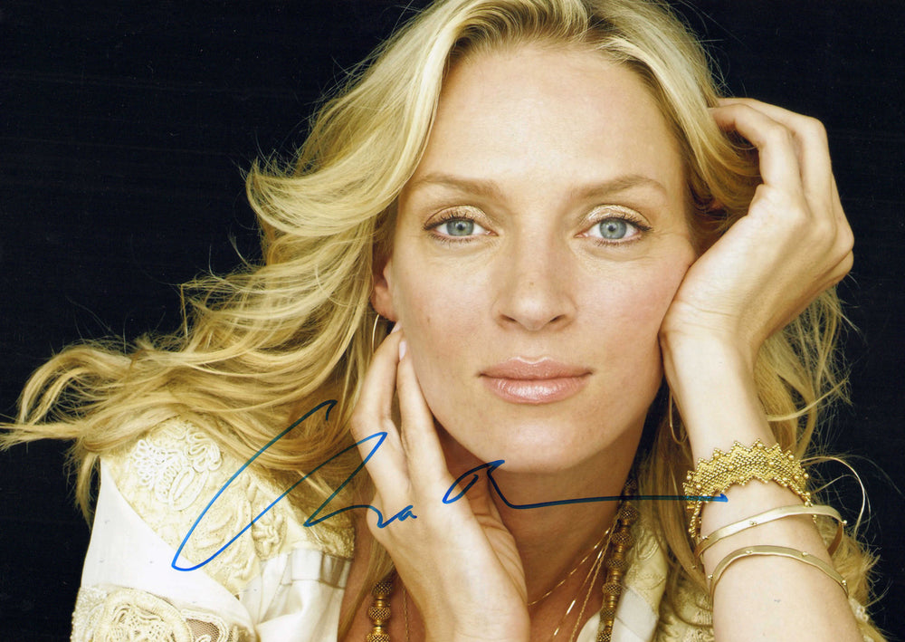 Uma Thurman from Kill Bill & Batman & Robin Signed 8x11 Photo