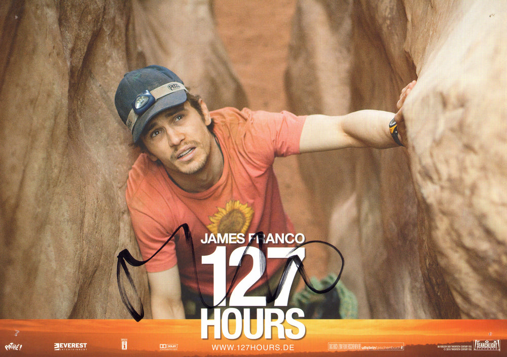 James Franco as Aron Ralston in 127 Hours Signed 8x12 Photo