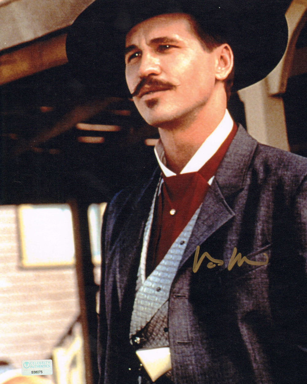 Val Kilmer as Doc Holliday in Tombstone (Celebrity Authentics) Signed 8x10 Photo