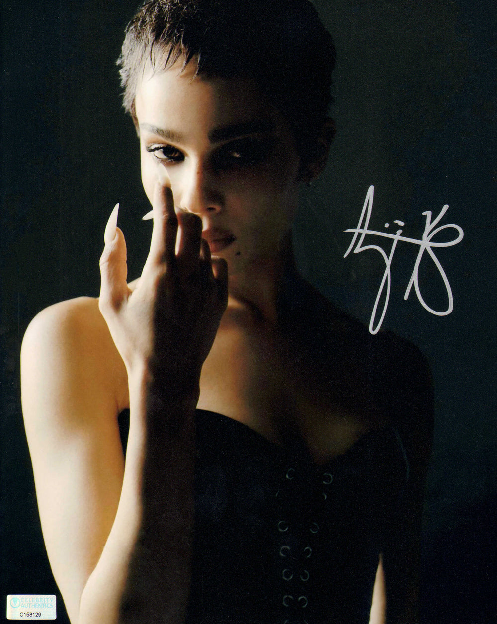 Zoë Kravitz as Selina Kyle / Catwoman in The Batman (Celebrity Authentics) Signed 8x10 Photo