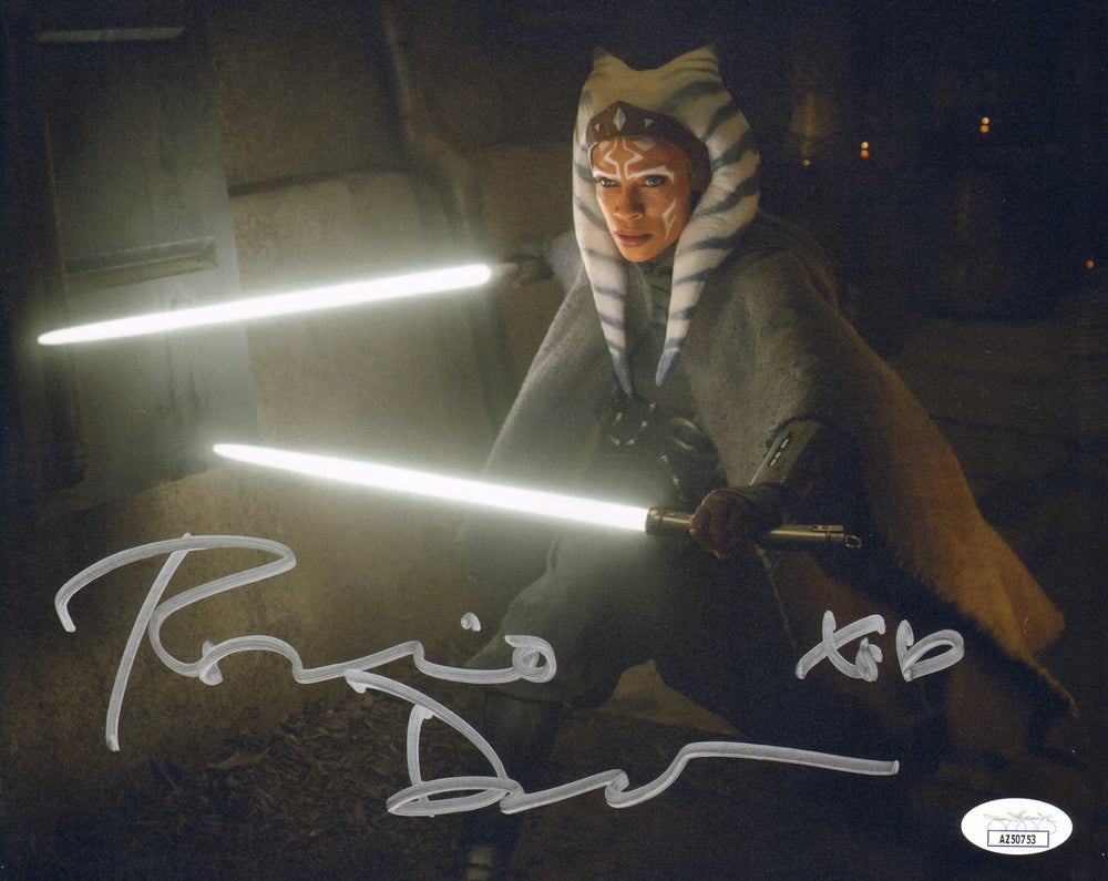 Rosario Dawson as Ahsoka Tano in Star Wars: The Mandalorian (JSA) Signed 8x10 Photo