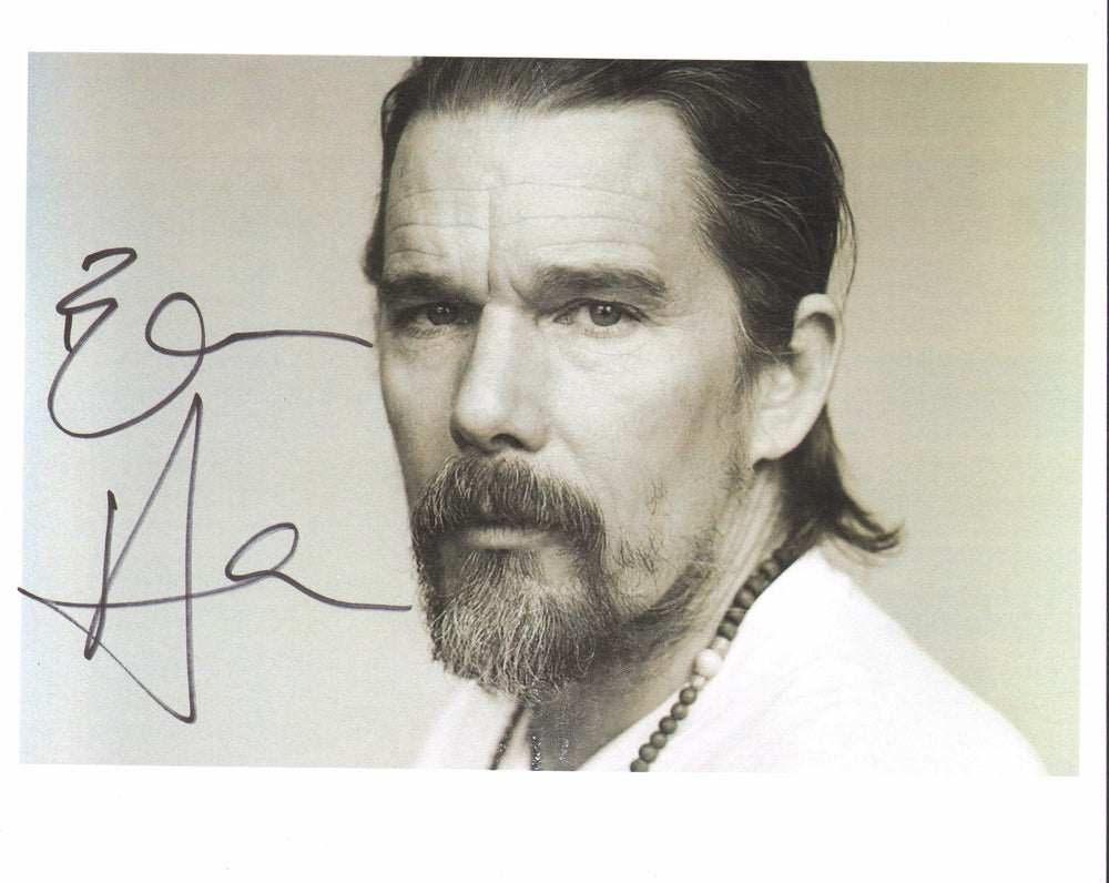 Ethan Hawke from Black Phone, Moon Knight, & Training Day Signed 7x8 Photo