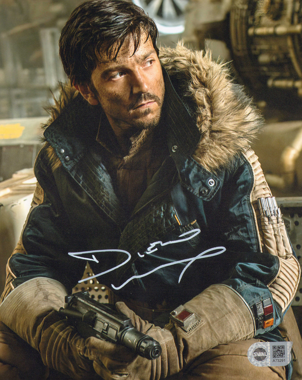 Diego Luna as Cassian Andor in Rogue One: A Star Wars Story (SWAU) Signed 8x10 Photo