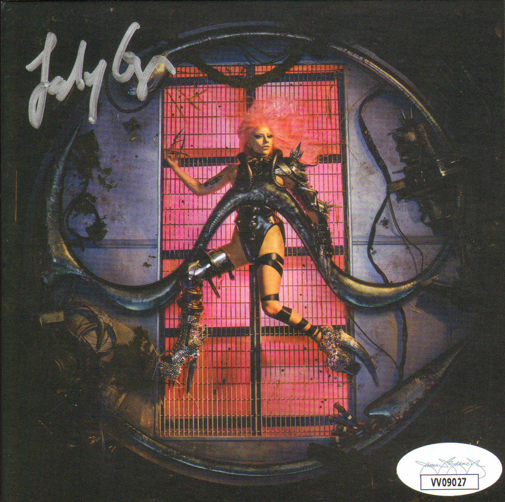 Dawn Of Chromatica CD Album Insert (JSA) Signed by Lady Gaga