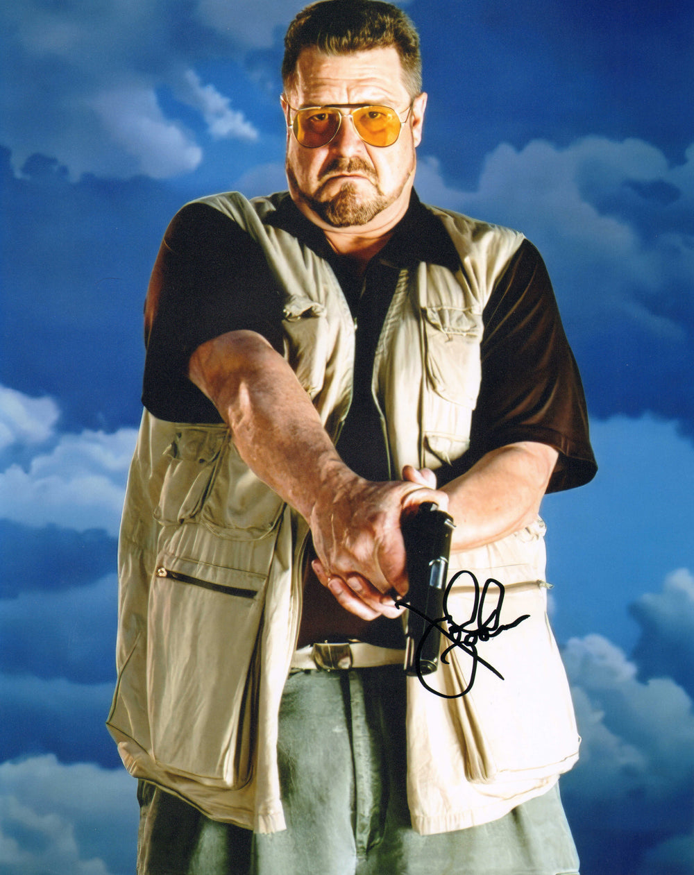 John Goodman as Walter Sobchack in The Big Lebowski Signed 11x14 Photo