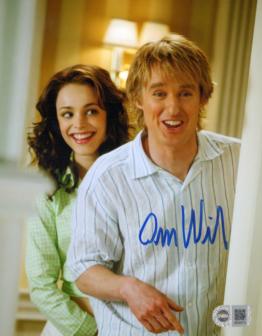 Owen Wilson as John Beckwith in Wedding Crashers (SWAU) Signed 8x10 Photo