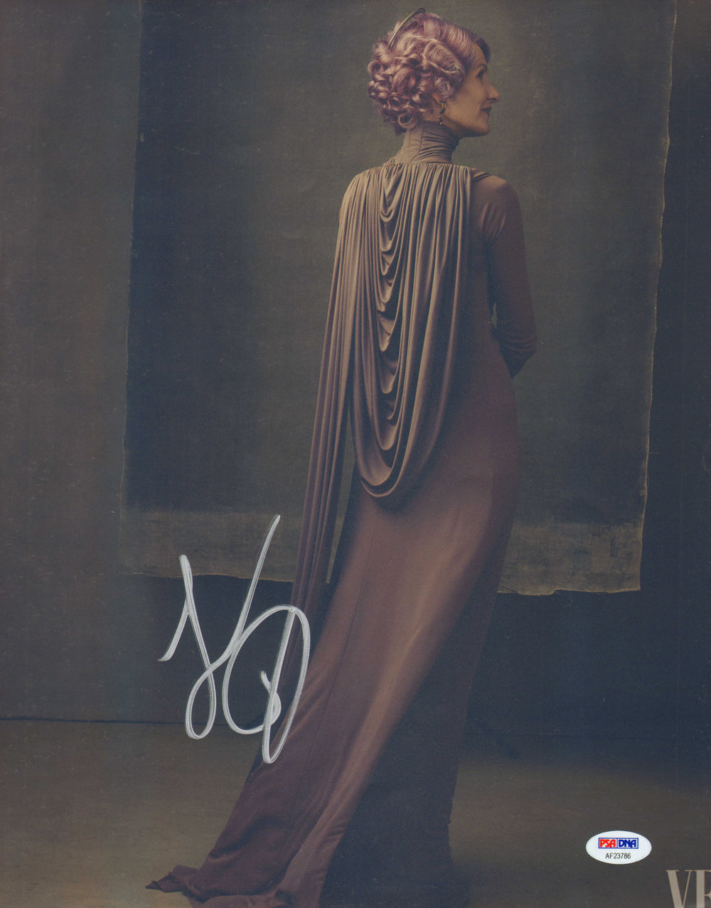 Laura Dern as Vice-Admiral Amilyn Holdo in Star Wars: The Last Jedi (PSA) Signed 11x14 Photo