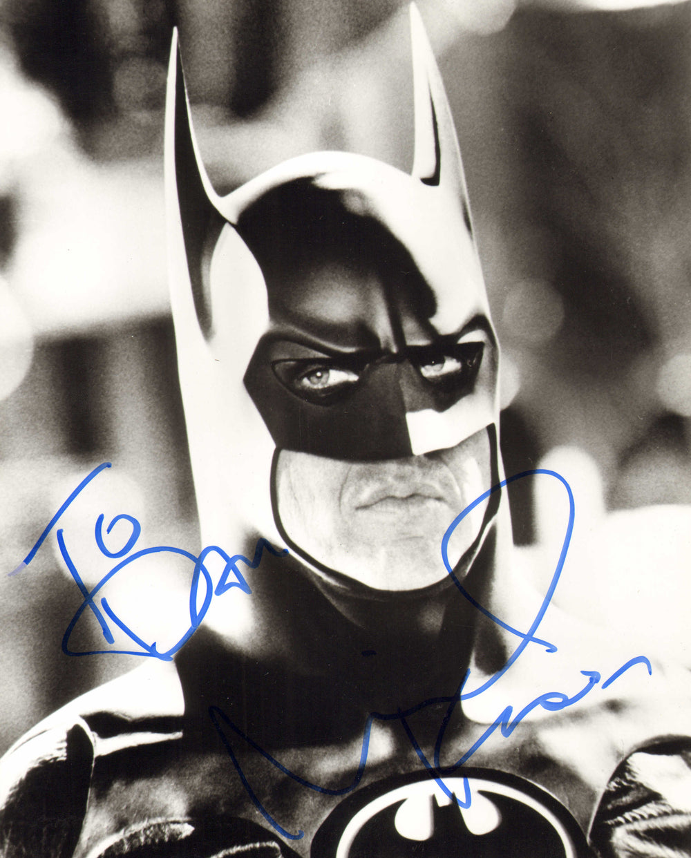 Michael Keaton as Batman in Batman Returns Signed 8x10 Photo