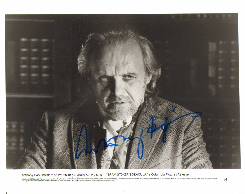Anthony Hopkins as Van Helsing in Bram Stoker's Dracula Signed 8x10 Photo
