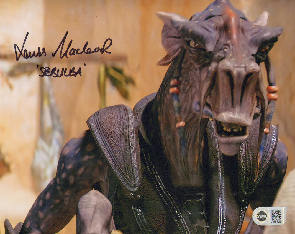 Lewish MacLeod as Sebulba in Star Wars Episode I: The Phantom Menace (SWAU) Signed 8x10 Photo with Character Name