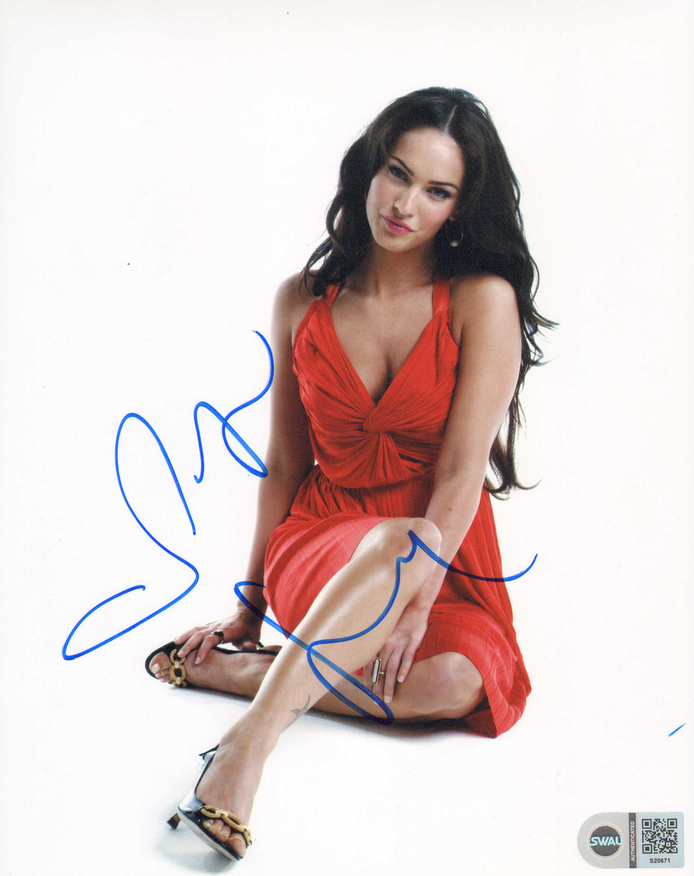 Megan Fox from Transformers & Jennifer's Body Sexy (SWAU) Signed 8x10 Photo