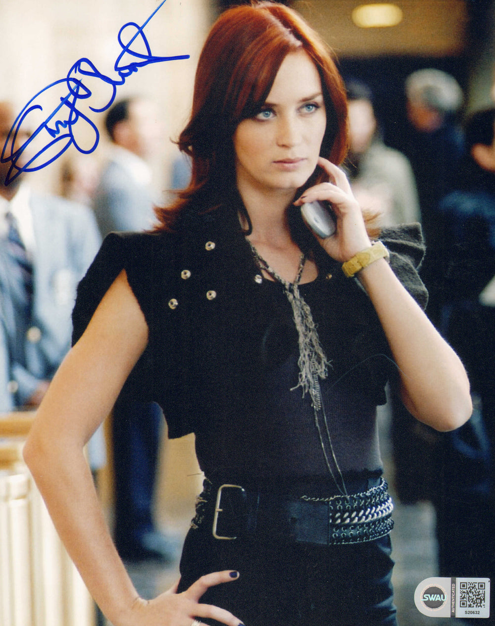 Emily Blunt as Emily Charlton in The Devil Wears Prada (SWAU) Signed 8x10 Photo