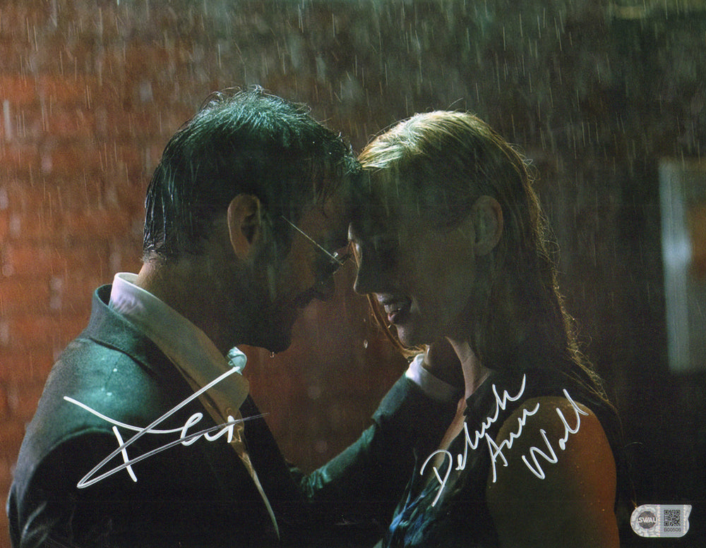 Charlie Cox as Matt Murdock & Deborah Ann Woll as Karen Page in Daredevil (SWAU) Signed 11x14 Photo