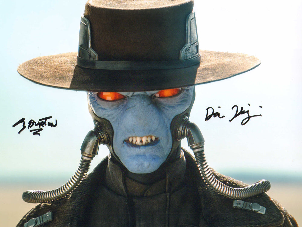 Corey Burton & Dorian Kingi as Cad Bane in Star Wars: The Book of Boba Fett (SWAU) Signed 11x14 Photo