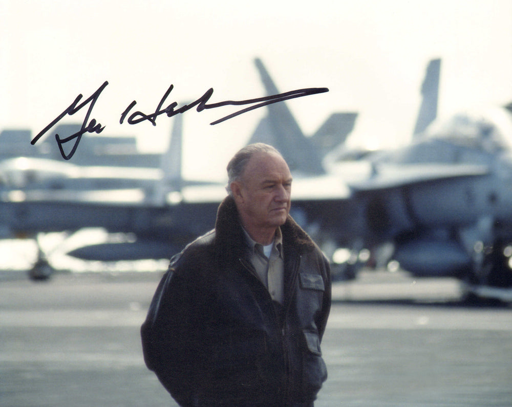 Gene Hackman as Rear Admiral Leslie McMahon Reigart in Behind Enemy Lines Signed 8x10 Photo