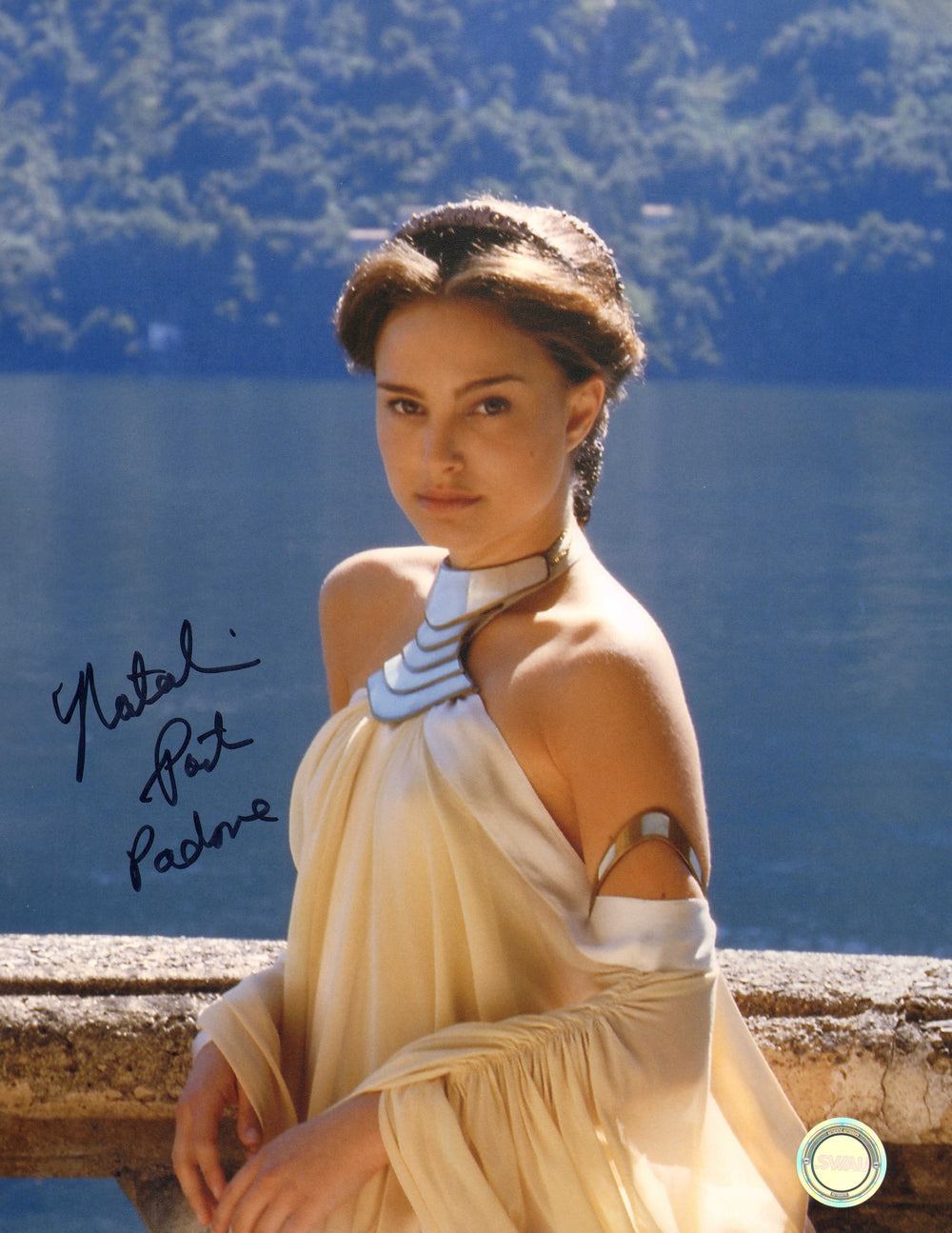 Natalie Portman as Padme Amidala in Star Wars Episode II: Attack of the Clones (SWAU) Signed 11x14 Photo with Character Name