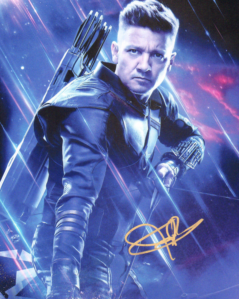 Jeremy Renner as Hawkeye in Avengers: Infinity War (SWAU) Signed 8x10 Photo