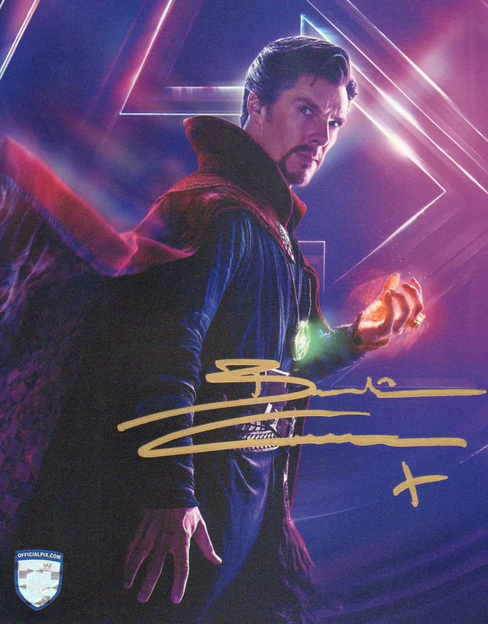 Benedict Cumberbatch as Doctor Strange in Avengers: Infinity War (Official Pix) Signed 8x10 Photo