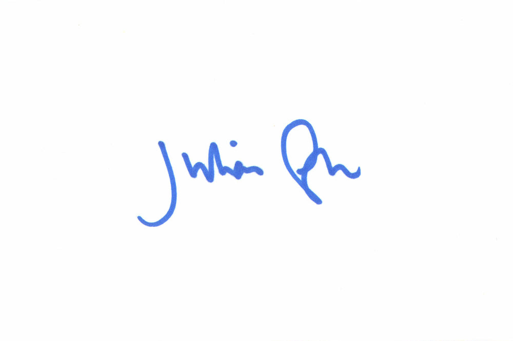 Julian Glover from Indiana Jones, Star Wars, Harry Potter, Game of Thrones, & James Bond 007 Signed 4x6 Index Card