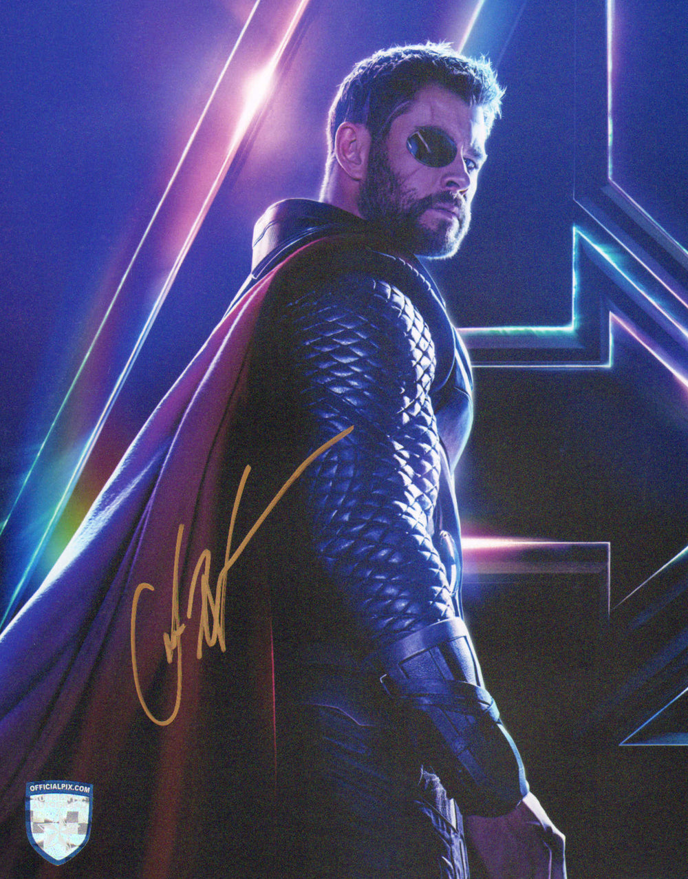 Chris Hemsworth as Thor in Avengers: Infinity War (Official Pix) Signed 8x10 Photo