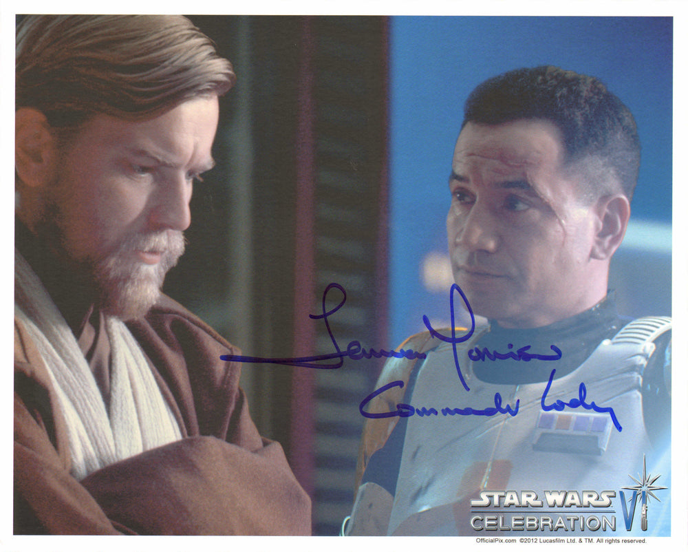 Temuera Morrison as Commander Cody in Star Wars Episode III: Revenge of the Sith (Official Pix Celebration) Signed 8x10 Photo